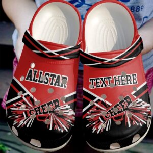 Cheerleader Personalize Clog Custom Crocs Fashionstyle Comfortable For Women Men Kid Print 3D Personalized All Star