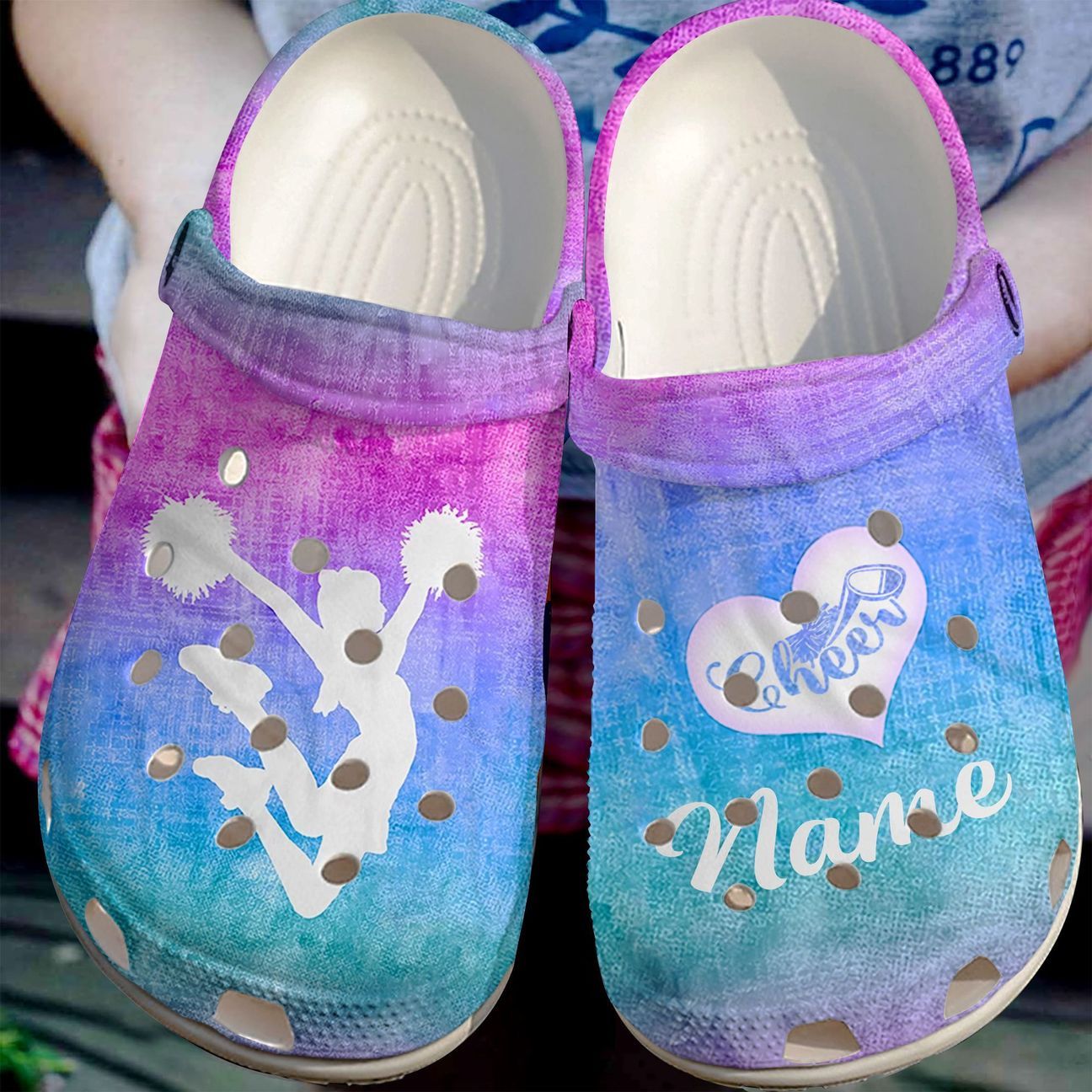 Cheerleader Personalize Clog Custom Crocs Fashionstyle Comfortable For Women Men Kid Print 3D Personalized Cheer With Style Comfortable Cheerleader Personalize Clog Custom Crocs Fashionstyle Comfortable For Women Men Kid Print 3D Personalized Cheer With Style Comfortable