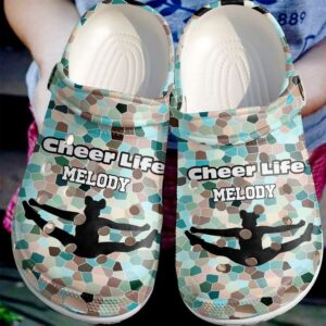 Cheerleader Personalized Cheer Life Sku 581 Crocs Crocband Clog Comfortable For Mens Womens Classic Clog Water Shoes