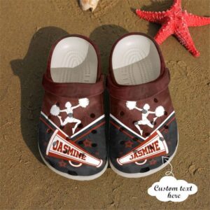 Cheerleader Personalized Cheerleading Girl Sku 580 Crocs Crocband Clog Comfortable For Mens Womens Classic Clog Water Shoes