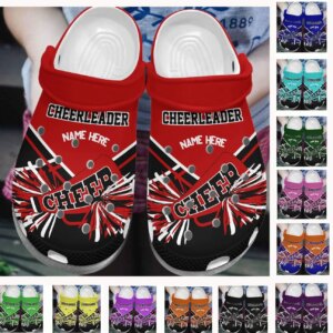 Cheerleader Personalized Clog Custom Crocs Comfortablefashion Style Comfortable For Women Men Kid Print 3D