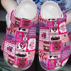 Cheerleading Personalized Clog Custom Crocs Comfortablefashion Style Comfortable For Women Men Kid Print 3D Cheer On