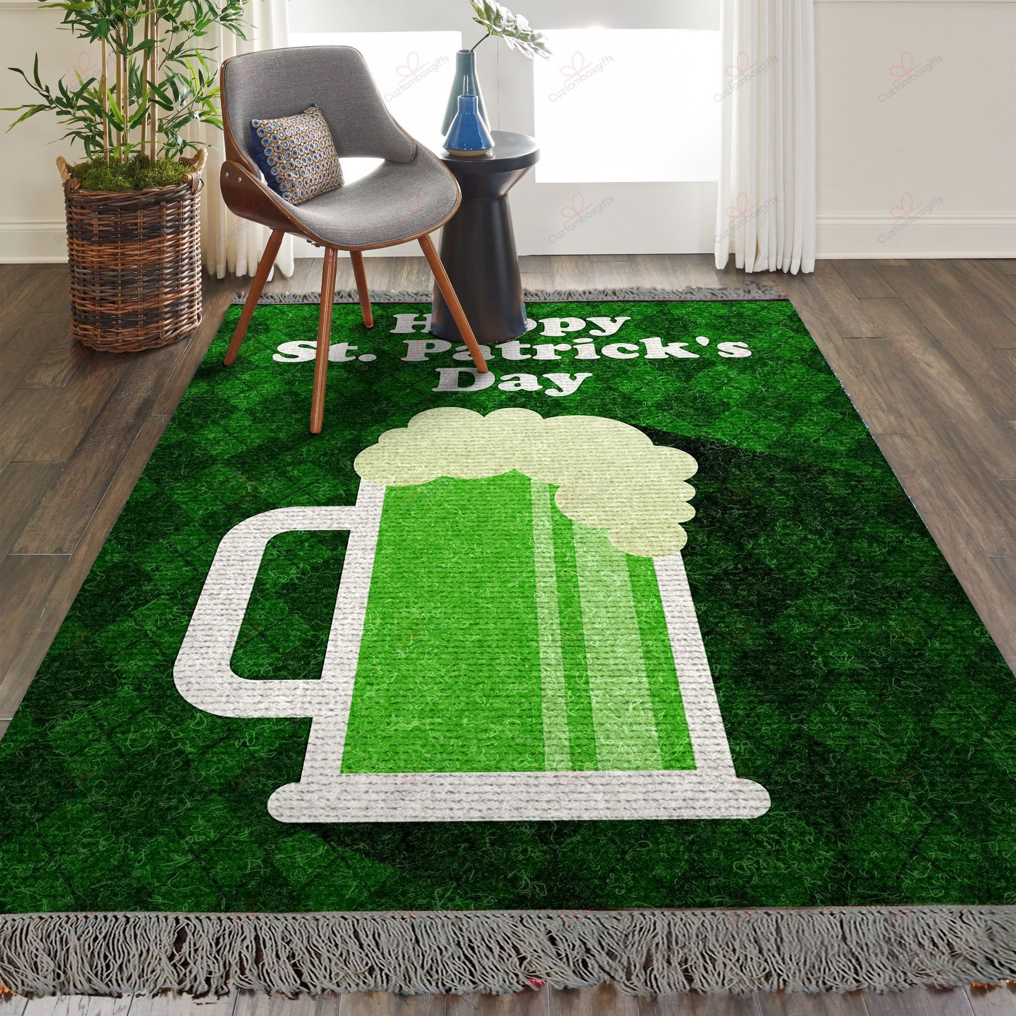 Cheers Green Beer Happy St Patricks Day Rug Sport Decor Gift Floor Decor Living Room Carpet Rug Area Rug - c7c842b08dff Cheers Green Beer Happy St Patricks Day Rug Sport Decor Gift Floor Decor Living Room Carpet Rug Area Rug - c7c842b08dff