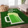 Cheers Green Beer Happy St Patricks Day Rug Sport Decor Gift Floor Decor Living Room Carpet Rug Area Rug - 2b0c01bf89c9