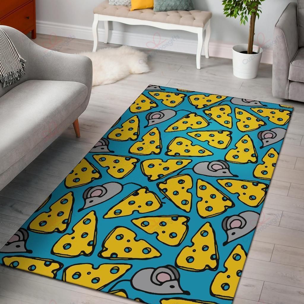 Cheese Mouse Pattern Rug Sport Decor Gift Floor Decor Living Room Carpet Rug Area Rug - eb697d83739a Cheese Mouse Pattern Rug Sport Decor Gift Floor Decor Living Room Carpet Rug Area Rug - eb697d83739a