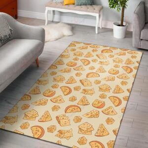 Cheese Pattern 1 Rug Sport Decor Gift Floor Decor Living Room Carpet Rug Area Rug - 315720ba9d6f