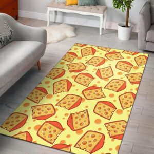Cheese Pattern 3 Rug Sport Decor Gift Floor Decor Living Room Carpet Rug Area Rug - 3ba7773b95a9
