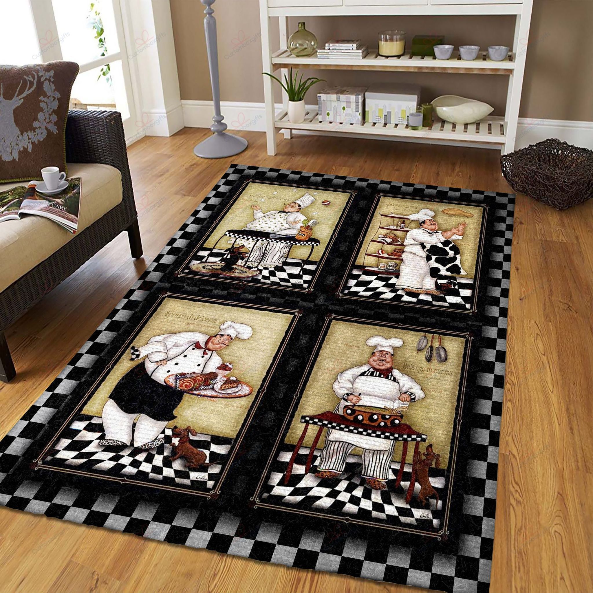 Chef And Dog Rug Sport Decor Gift Floor Decor Living Room Carpet Rug Area Rug - 6515aa7d90dd Chef And Dog Rug Sport Decor Gift Floor Decor Living Room Carpet Rug Area Rug - 6515aa7d90dd