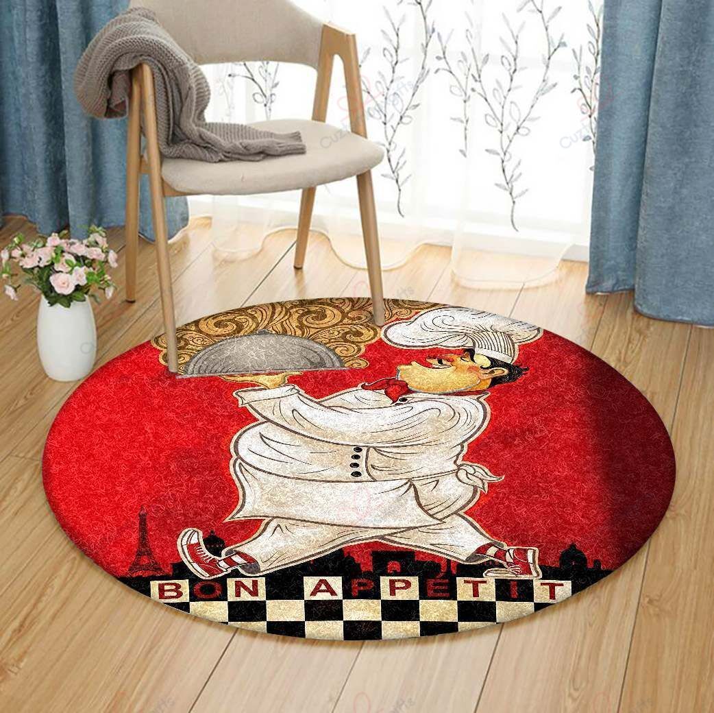 Chef Round Carpet Floor Rug Living Room Bedroom Decor Round Area Rug Carpet Chef Round Carpet Floor Rug Living Room Bedroom Decor Round Area Rug Carpet
