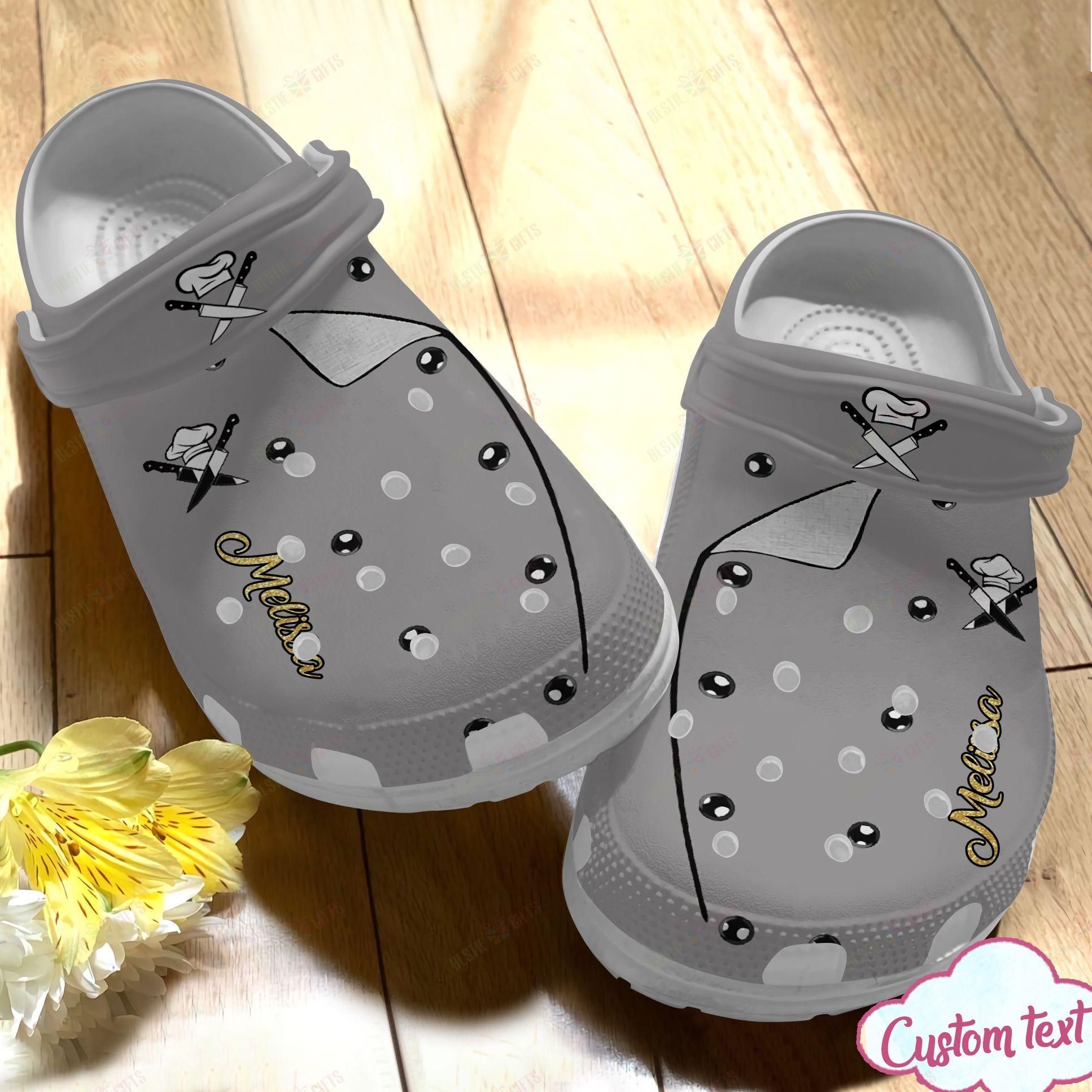 Chef Personalized Crocs Clog Classic Clog Chef Uniform Shoes Chef Personalized Crocs Clog Classic Clog Chef Uniform Shoes