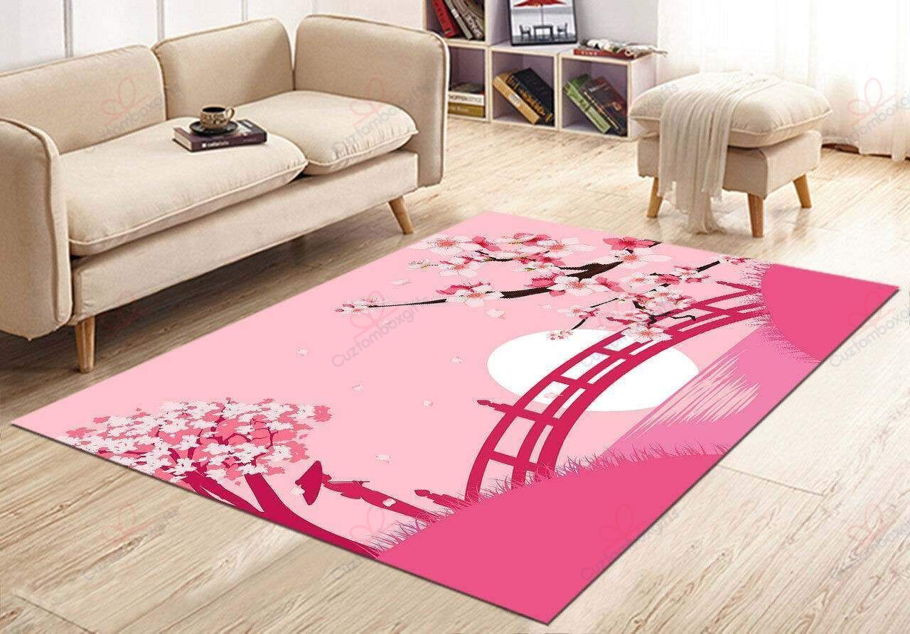 Cherry Blossom Rug Sport Decor Gift Floor Decor Living Room Carpet Rug Area Rug - 89ed382cb1be Cherry Blossom Rug Sport Decor Gift Floor Decor Living Room Carpet Rug Area Rug - 89ed382cb1be