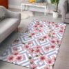 Cherry Blossom Pattern Rug Sport Decor Gift Floor Decor Living Room Carpet Rug Area Rug - 82acee926e15