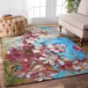 Cherry Blossoms Rug Sport Decor Gift Floor Decor Living Room Carpet Rug Area Rug - eb06cf6a8e60