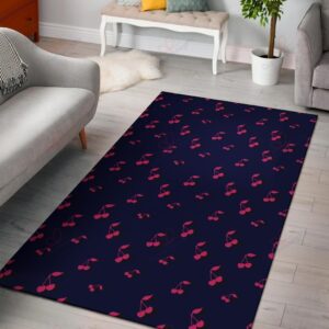 Cherry Pattern 2 Rug Sport Decor Gift Floor Decor Living Room Carpet Rug Area Rug - cded28d5c4fd
