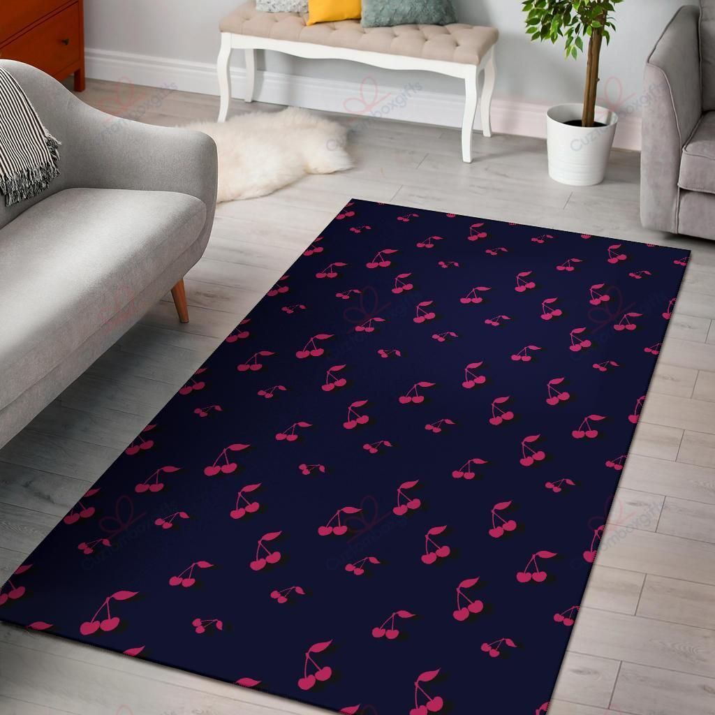 Cherry Pattern 2 Rug Sport Decor Gift Floor Decor Living Room Carpet Rug Area Rug - cded28d5c4fd Cherry Pattern 2 Rug Sport Decor Gift Floor Decor Living Room Carpet Rug Area Rug - cded28d5c4fd