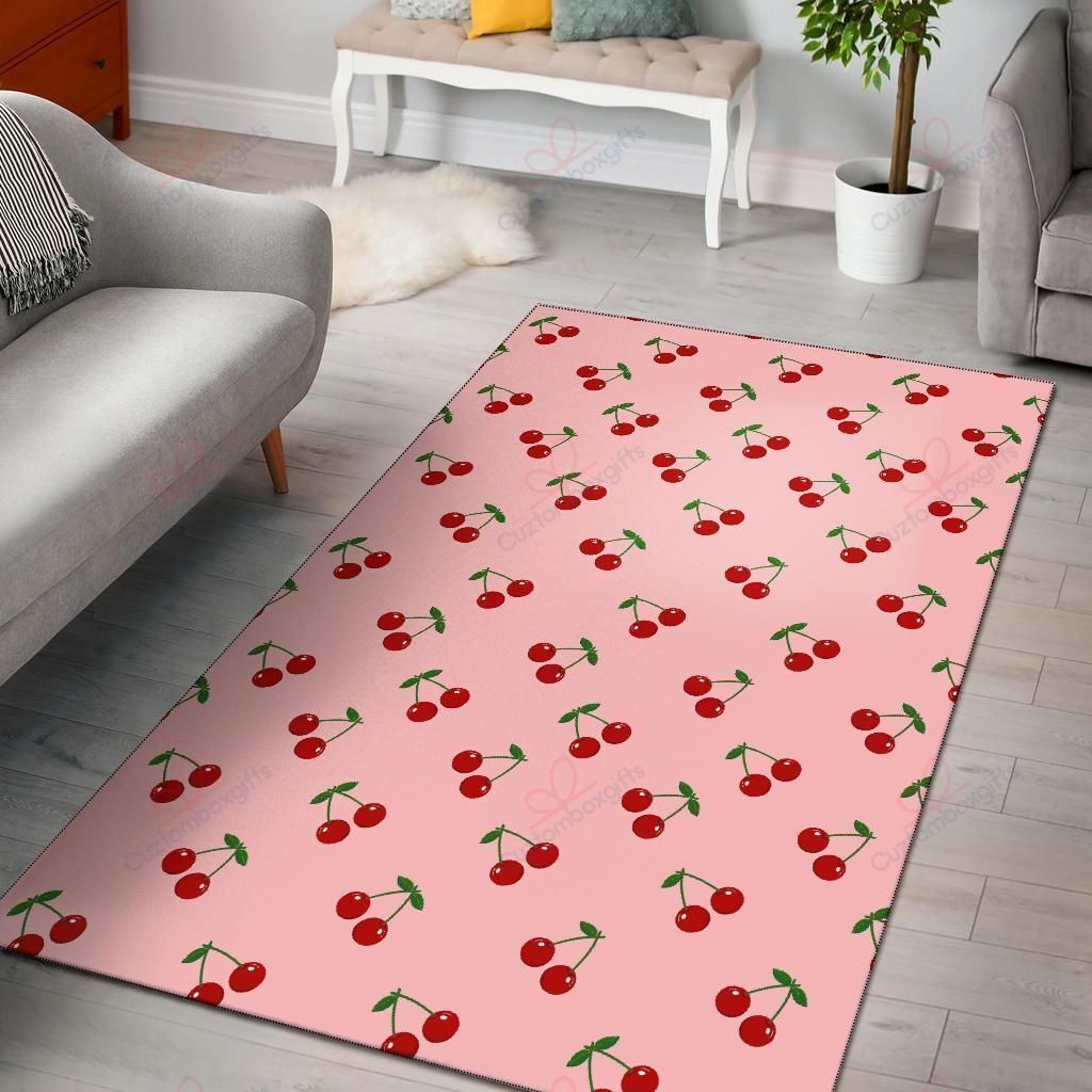 Cherry Pink Pattern Rug Sport Decor Gift Floor Decor Living Room Carpet Rug Area Rug - 2cb1baa1a8f5 Cherry Pink Pattern Rug Sport Decor Gift Floor Decor Living Room Carpet Rug Area Rug - 2cb1baa1a8f5