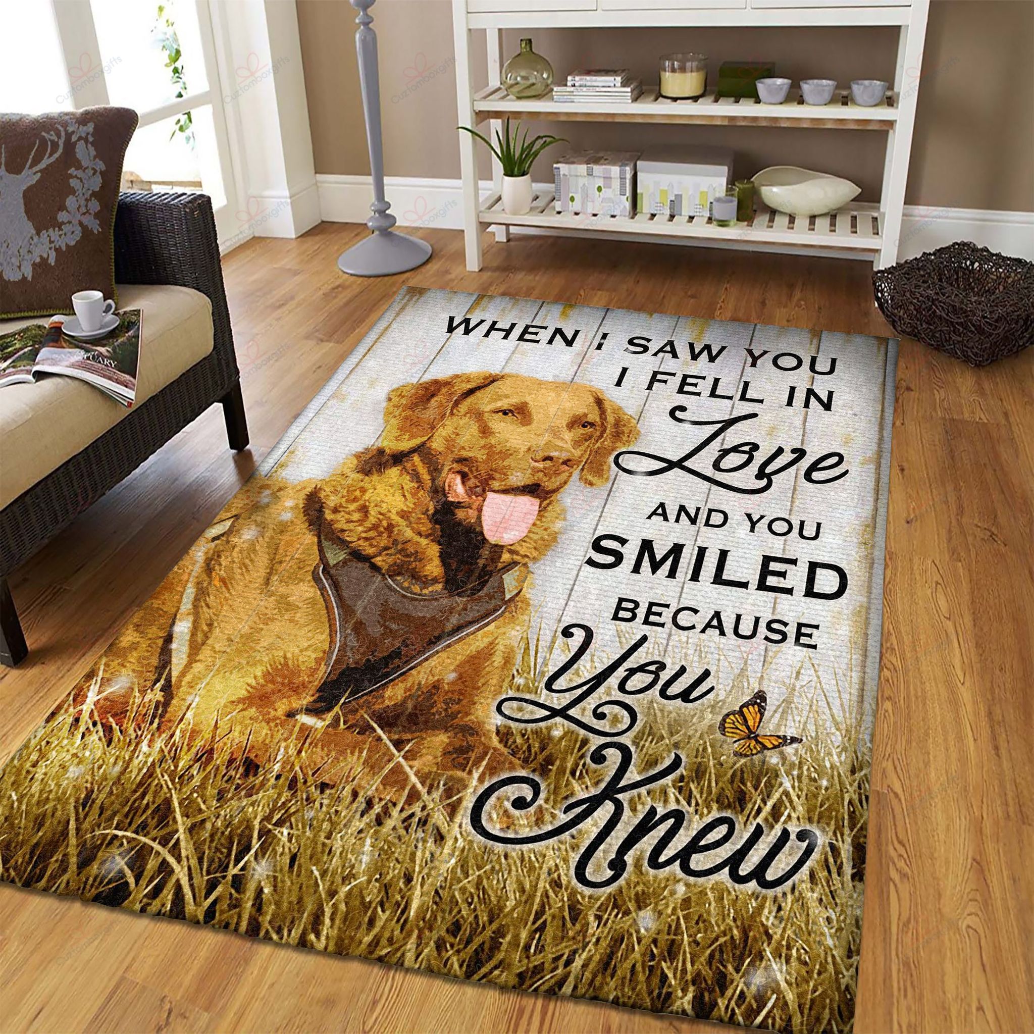 Chesepeake Bay Retrievers I Fell In Love Rug Sport Decor Gift Floor Decor Living Room Carpet Rug Area Rug - d96fd665a9e9 Chesepeake Bay Retrievers I Fell In Love Rug Sport Decor Gift Floor Decor Living Room Carpet Rug Area Rug - d96fd665a9e9