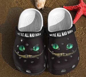Cheshire Cat Crocs Crocband Clog Clog For Mens And Womens Classic Clog Water Shoes Comfortable