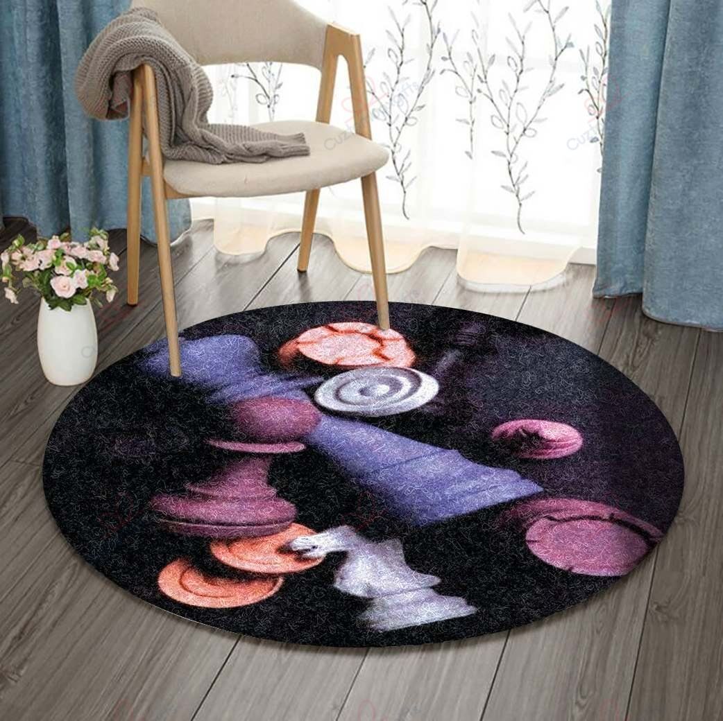 Chess Round Carpet Floor Rug Living Room Bedroom Decor Round Area Rug Carpet Chess Round Carpet Floor Rug Living Room Bedroom Decor Round Area Rug Carpet