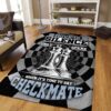 Chess Move In Silence Checkmate Rug Sport Decor Gift Floor Decor Living Room Carpet Rug Area Rug - 8c4444844fa6