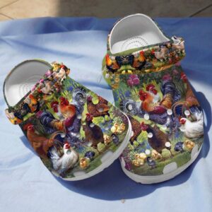 Chicken Art Crocs Clog Classic Clogs Shoes