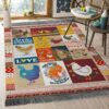 Chicken Chilling With Them Rug Sport Decor Gift Floor Decor Living Room Carpet Rug Area Rug - 3e0751ad1740