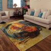 Chicken Couple 1 Rug Sport Decor Gift Floor Decor Living Room Carpet Rug Area Rug - 66965fb82c3a