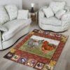 Chicken Couple Rug Sport Decor Gift Floor Decor Living Room Carpet Rug Area Rug - 2ebb00cf9926