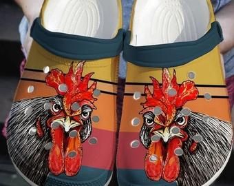 Chicken Crocband Clog Chicken Lover Charms Animal Crocs 3D Print Clog Comfortable For Woman Farmer Gift Chicken Crocband Clog Chicken Lover Charms Animal Crocs 3D Print Clog Comfortable For Woman Farmer Gift