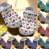 Chicken Crocs Clog Classic Clog Whitesole Chicken Pattern 3 Shoes