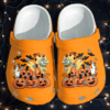 Chicken Dinosaur With Scary Pumpkin Shoes Clog Thanksgiving – Halloween Crocs Clog Crocband Clog Birthday Gift For Boy Girl