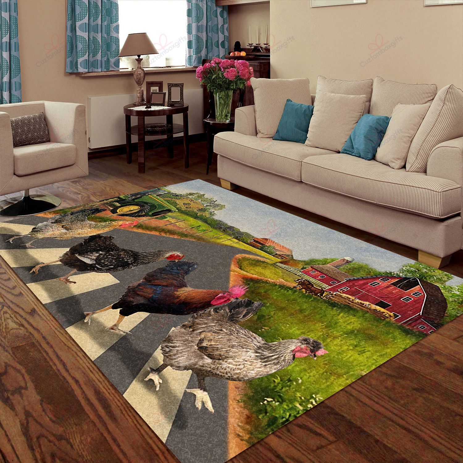 Chicken Farm Rug Sport Decor Gift Floor Decor Living Room Carpet Rug Area Rug - 84b32b85943e Chicken Farm Rug Sport Decor Gift Floor Decor Living Room Carpet Rug Area Rug - 84b32b85943e