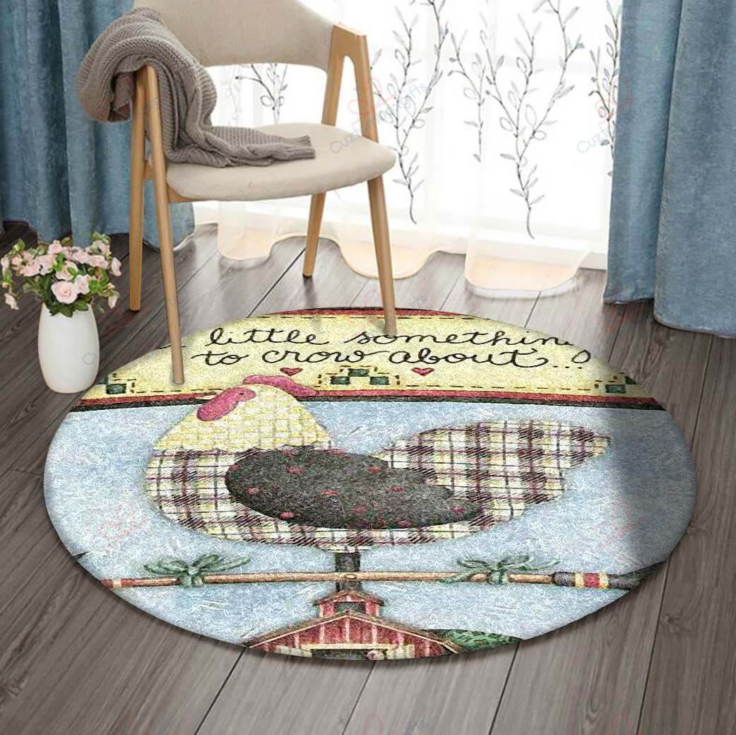 Chicken Farm Round Carpet Floor Rug Living Room Bedroom Decor Round Area Rug Carpet Chicken Farm Round Carpet Floor Rug Living Room Bedroom Decor Round Area Rug Carpet