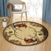 Chicken Round Carpet Floor Rug Living Room Bedroom Decor Round Area Rug Carpet