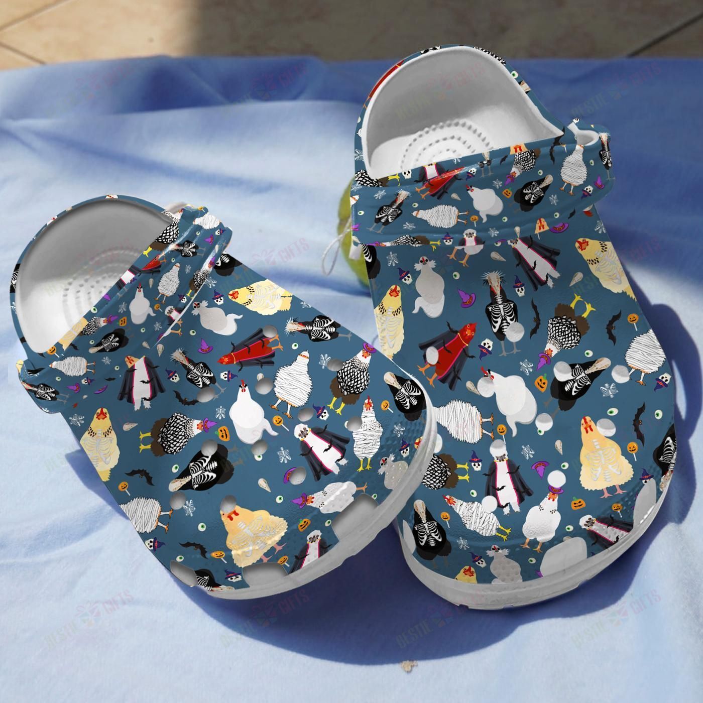 Chicken Halloween Collection Crocs Clog Classic Clogs Shoes Chicken Halloween Collection Crocs Clog Classic Clogs Shoes