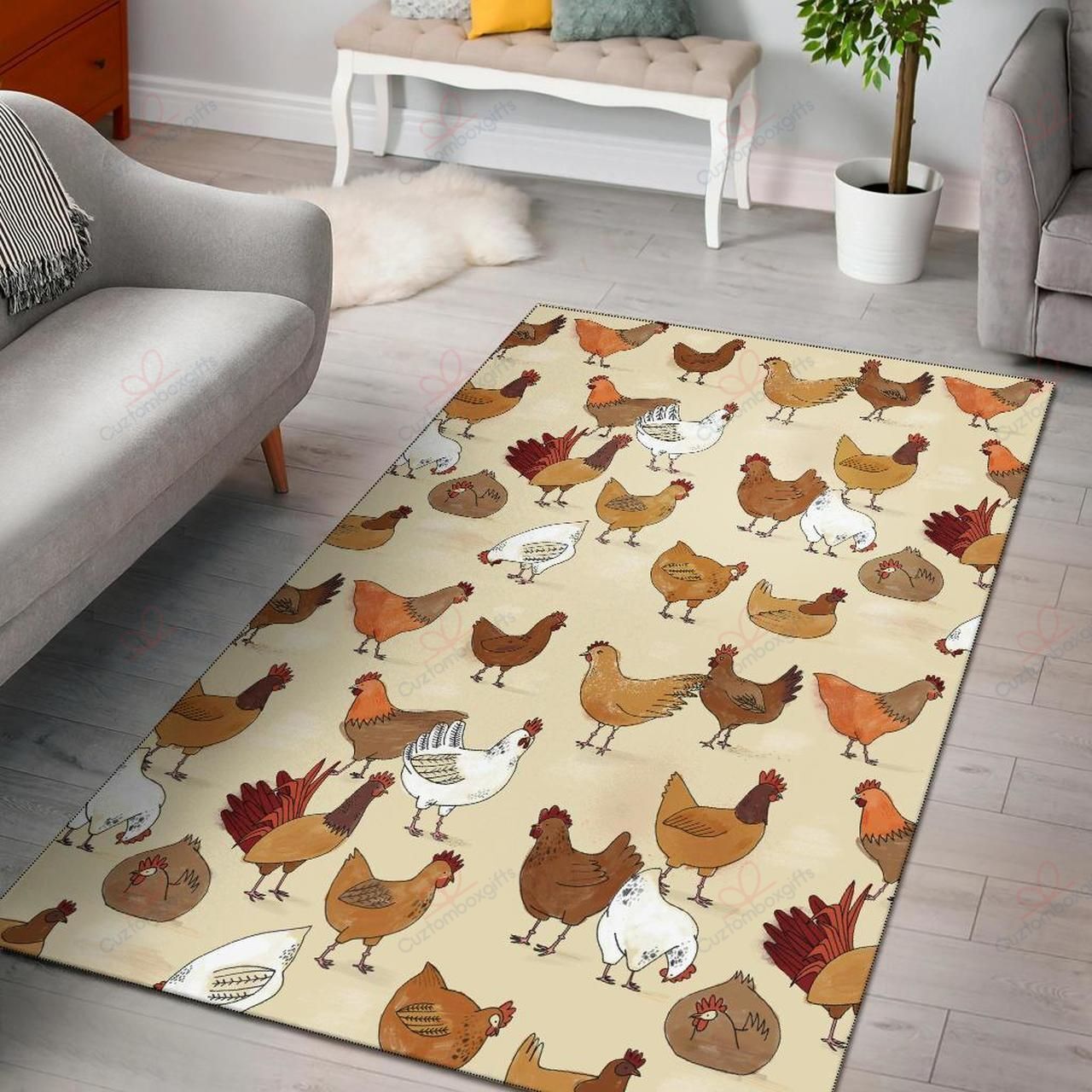 Chicken Lovers Rug Sport Decor Gift Floor Decor Living Room Carpet Rug Area Rug - a1630a271317 Chicken Lovers Rug Sport Decor Gift Floor Decor Living Room Carpet Rug Area Rug - a1630a271317