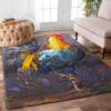 Chicken Painting 2 Rug Sport Decor Gift Floor Decor Living Room Carpet Rug Area Rug - 2b96bd7a1a8b