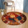 Chicken Painting 7 Round Carpet Floor Rug Living Room Bedroom Decor Round Area Rug Carpet