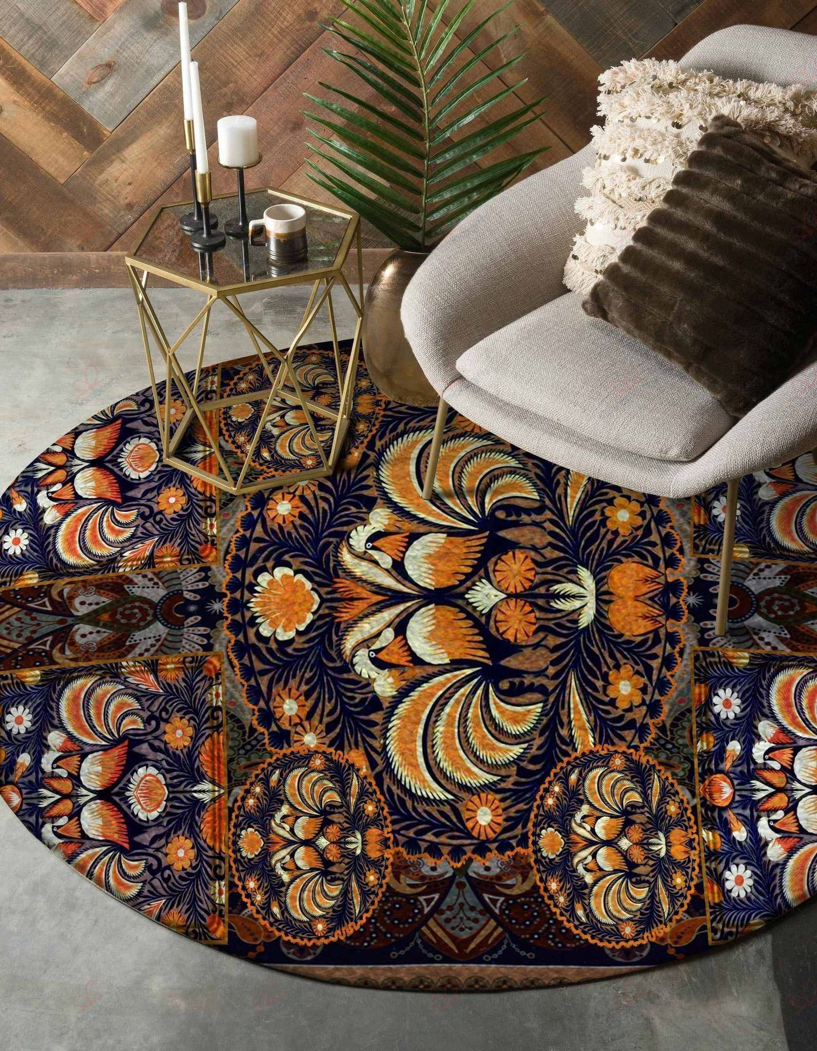 Chicken Pattern Round Carpet Floor Rug Living Room Bedroom Decor Round Area Rug Carpet Chicken Pattern Round Carpet Floor Rug Living Room Bedroom Decor Round Area Rug Carpet