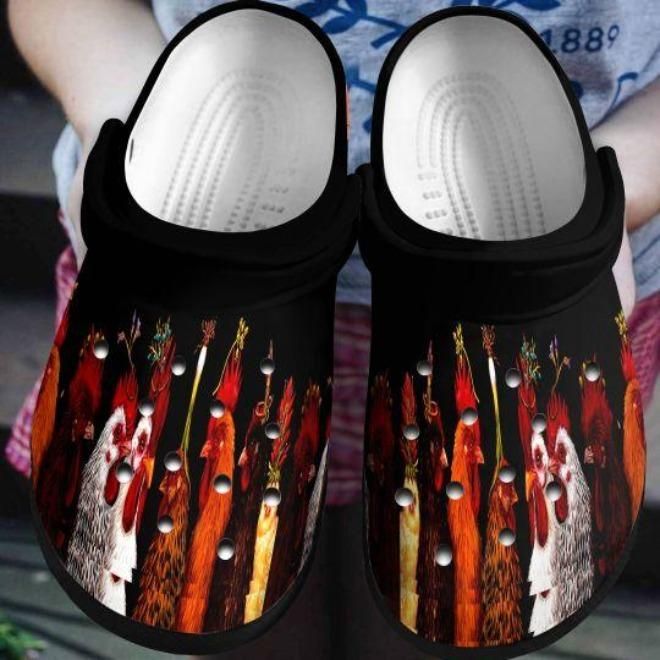 Chicken Personalize Clog Custom Crocs Clog On Sandal Fashion Style Comfortable For Women Men Kid Chicken Personalize Clog Custom Crocs Clog On Sandal Fashion Style Comfortable For Women Men Kid