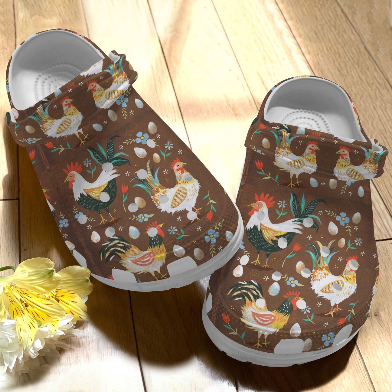 Chicken Personalize Clog Custom Crocs Fashionstyle Comfortable For Women Men Kid Print 3D Chicken Farm Chicken Personalize Clog Custom Crocs Fashionstyle Comfortable For Women Men Kid Print 3D Chicken Farm