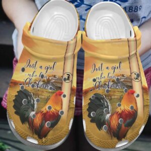 Chicken Personalize Clog Custom Crocs Fashionstyle Comfortable For Women Men Kid Print 3D Chicken Lady 45