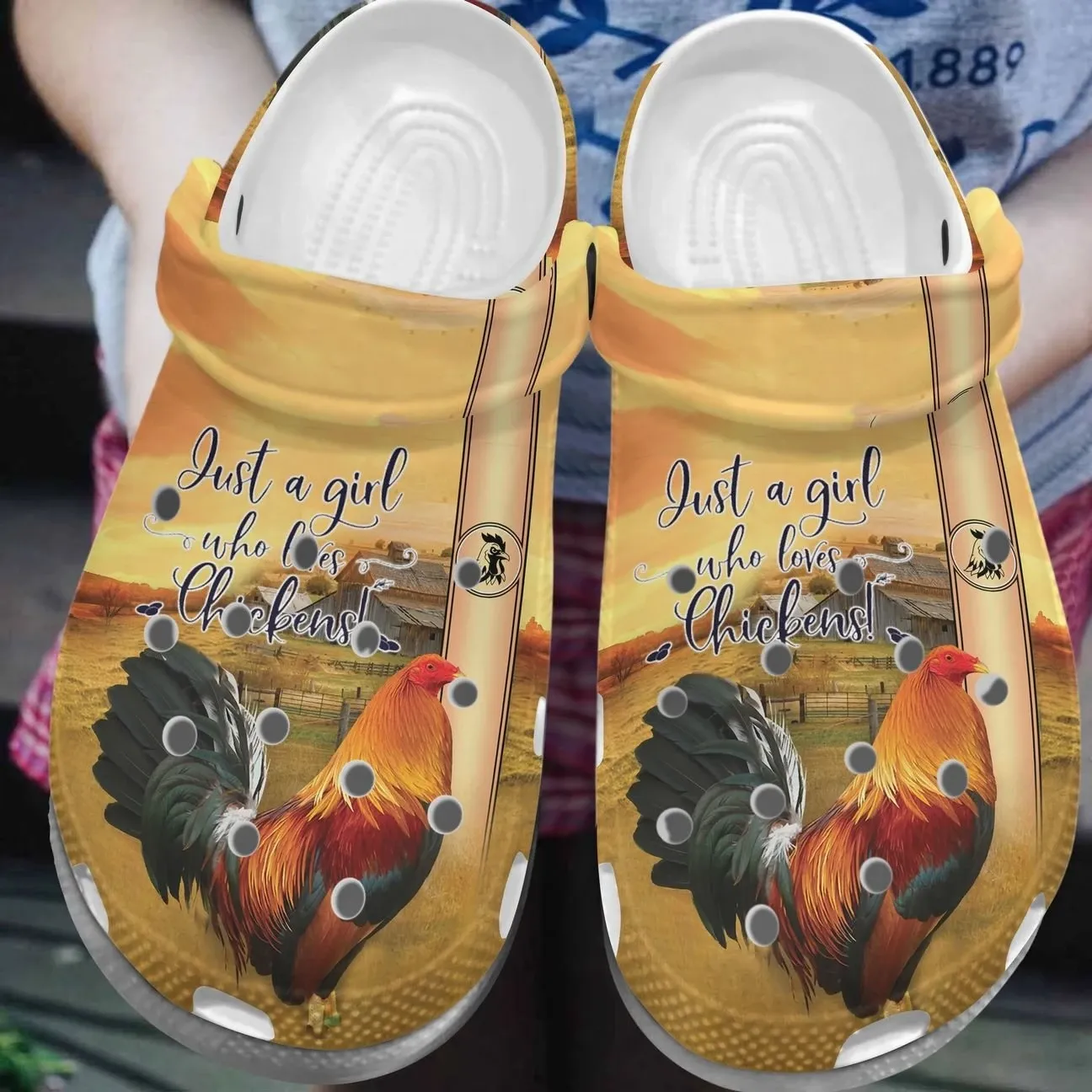 Chicken Personalize Clog Custom Crocs Fashionstyle Comfortable For Women Men Kid Print 3D Chicken Lady 45 Chicken Personalize Clog Custom Crocs Fashionstyle Comfortable For Women Men Kid Print 3D Chicken Lady 45
