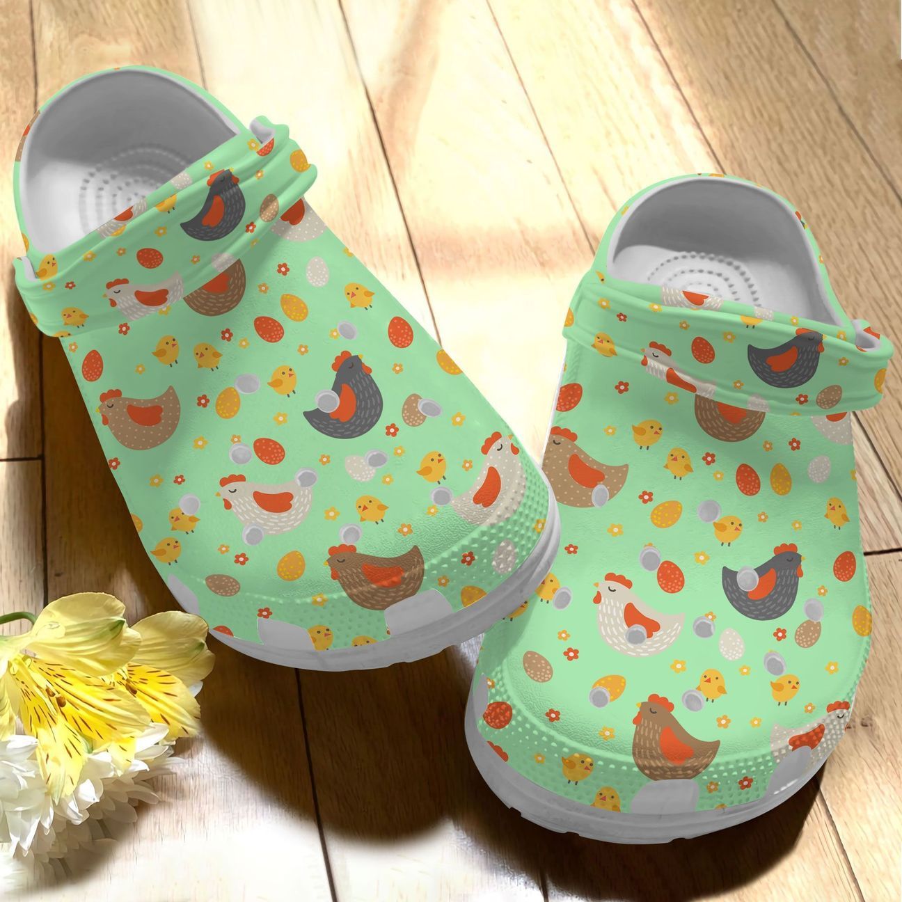 Chicken Personalize Clog Custom Crocs Fashionstyle Comfortable For Women Men Kid Print 3D Cute Chickens Pattern Chicken Personalize Clog Custom Crocs Fashionstyle Comfortable For Women Men Kid Print 3D Cute Chickens Pattern