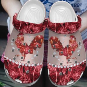 Chicken Personalize Clog Custom Crocs Fashionstyle Comfortable For Women Men Kid Print 3D Love Chickens 4