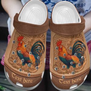 Chicken Personalize Clog Custom Crocs Fashionstyle Comfortable For Women Men Kid Print 3D Personalized Gorgeous Rooster