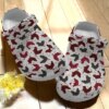 Chicken Personalize Clog Custom Crocs Fashionstyle Comfortable For Women Men Kid Print 3D Whitesole Red Chickens