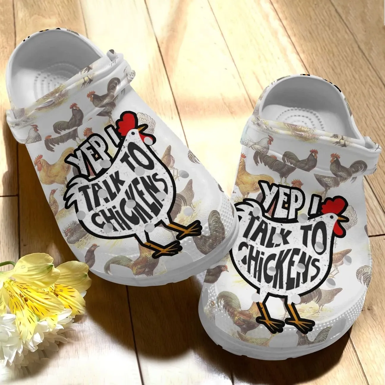 Chicken Personalize Clog Custom Crocs Fashionstyle Comfortable For Women Men Kid Print 3D Yep I Can Do It Chicken Personalize Clog Custom Crocs Fashionstyle Comfortable For Women Men Kid Print 3D Yep I Can Do It