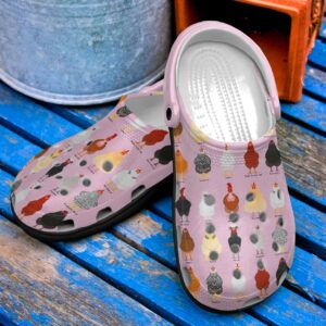 Chicken Personalized Clog Custom Crocs Comfortablefashion Style Comfortable For Women Men Kid Print 3D Love Chickens