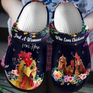 Chicken Personalized Clog Custom Crocs Comfortablefashion Style Comfortable For Women Men Kid Print 3D Pretty Chicken Lady